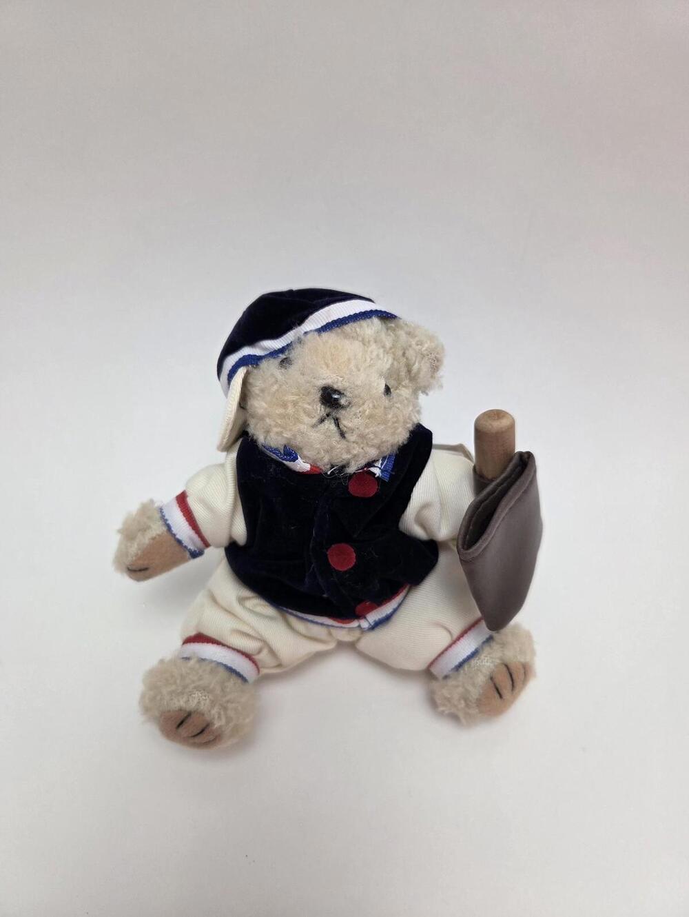Russ "Baseball Bear” the Bear with Bat- New with Tags (4 inch)